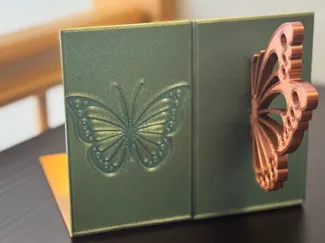 Butterfly bookends