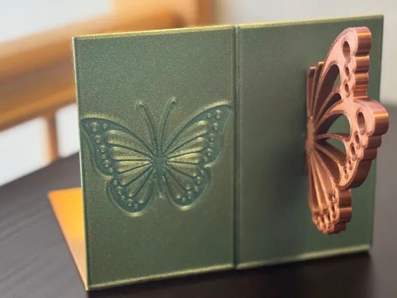 Butterfly bookends