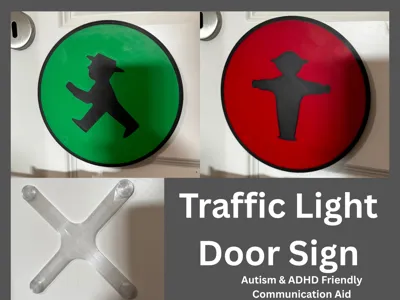 Traffic Light Door Sign – Easy Communication