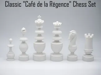 Classic "Café de la Régence de Paris" Chess Set