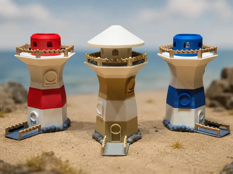 Lighthouse tealight - with and without AMS Version