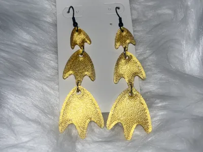 duck footprint  keychain or earring set