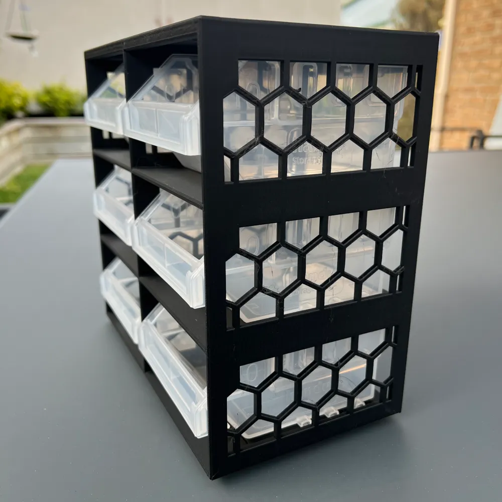 Handy Rack Storage rack for Handy #10 storage bins by Every Day CountsMakerWorld ...