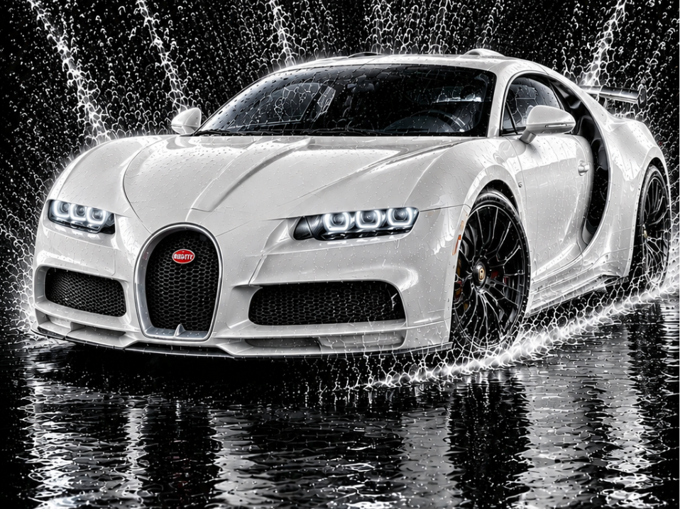 Cars Bugatti Chiron / Wall Decor / EASY PRINT