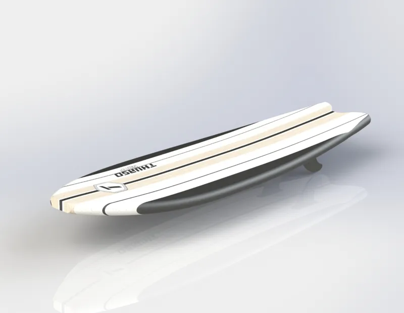 Surfboard keychain // finger board // With fins