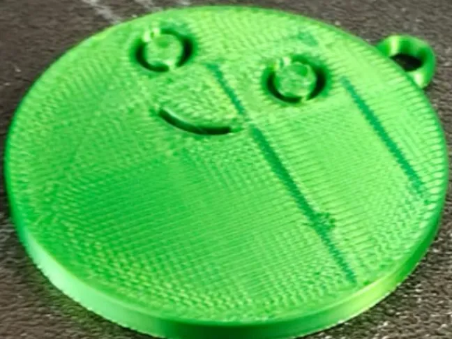 Smiley Face Keychain