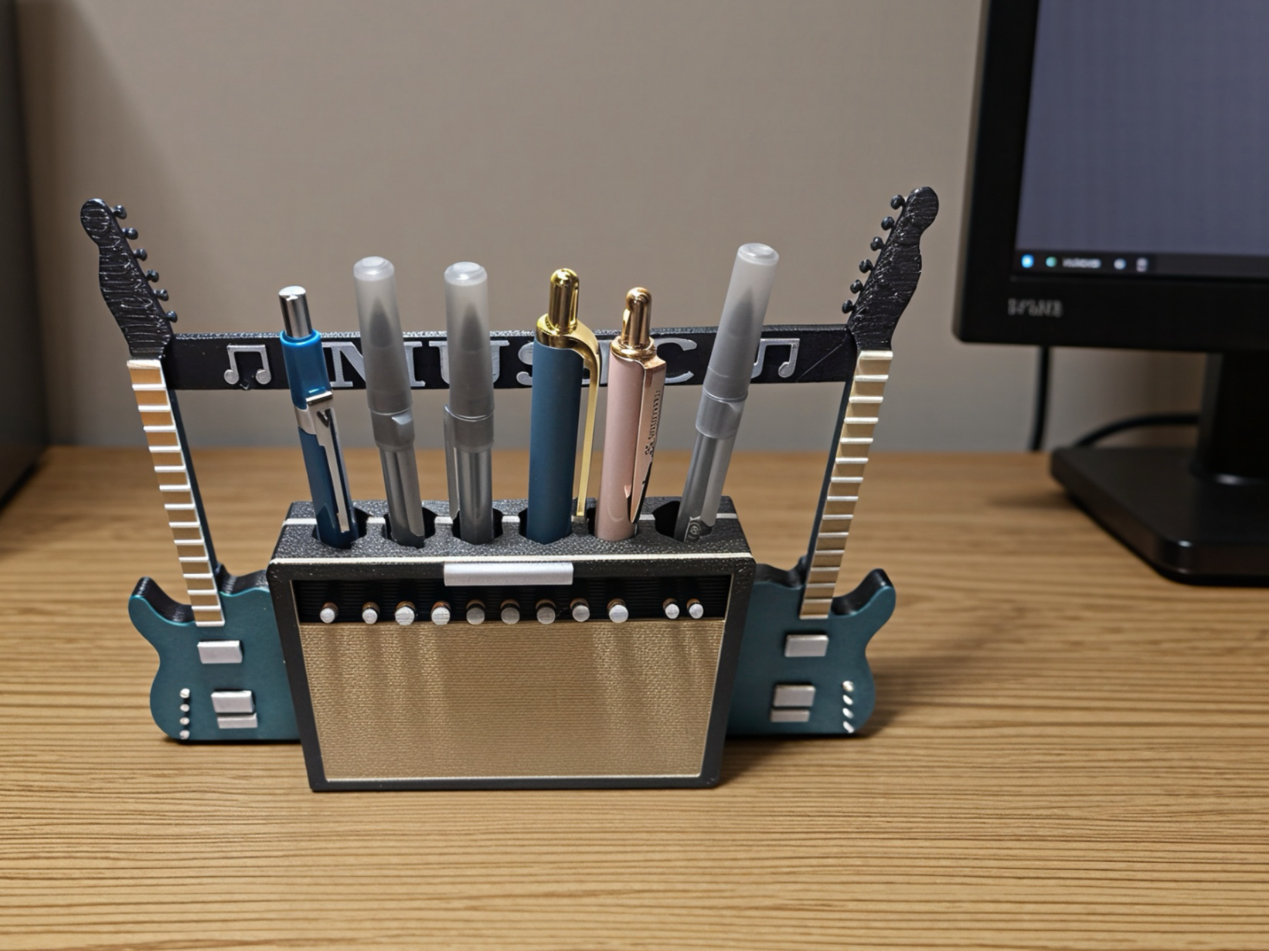 Guitar and Amp Pen/ Tool Organizer