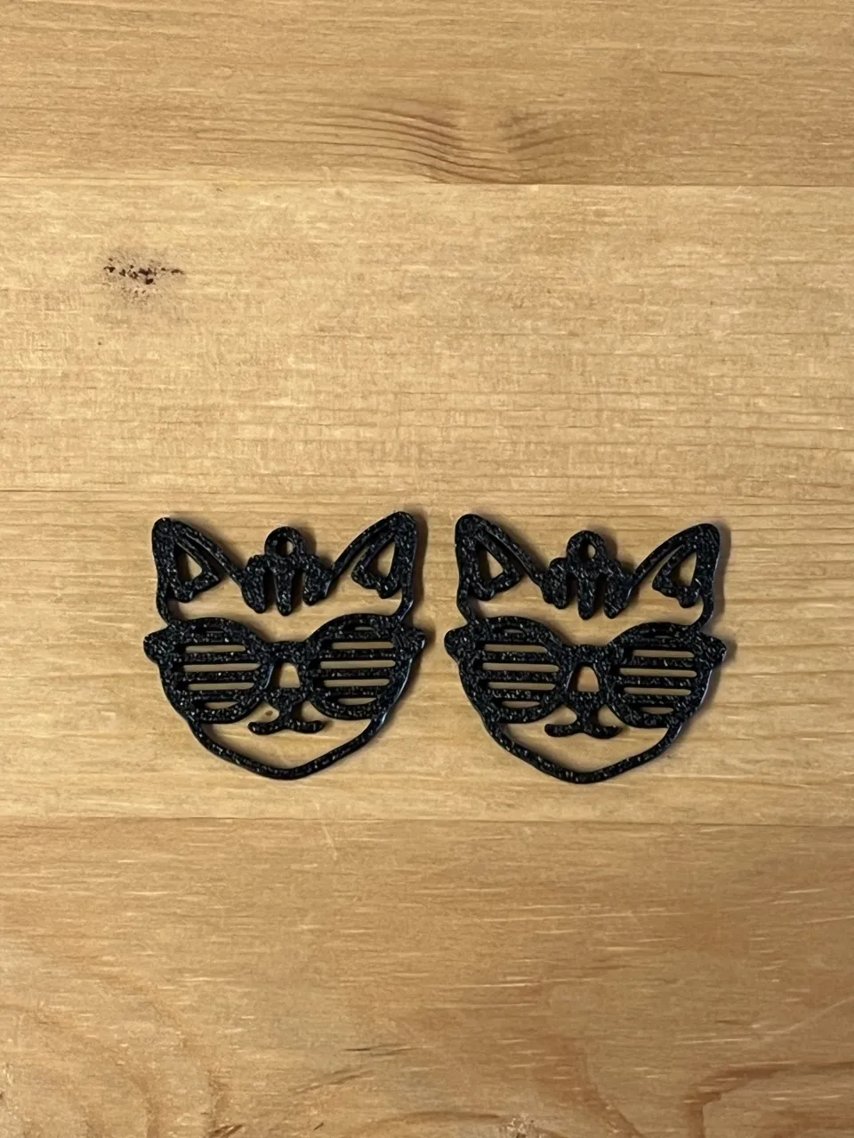 cat earrings view 2