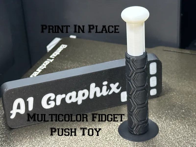 Multicolor Fidget Push Trigger Toy