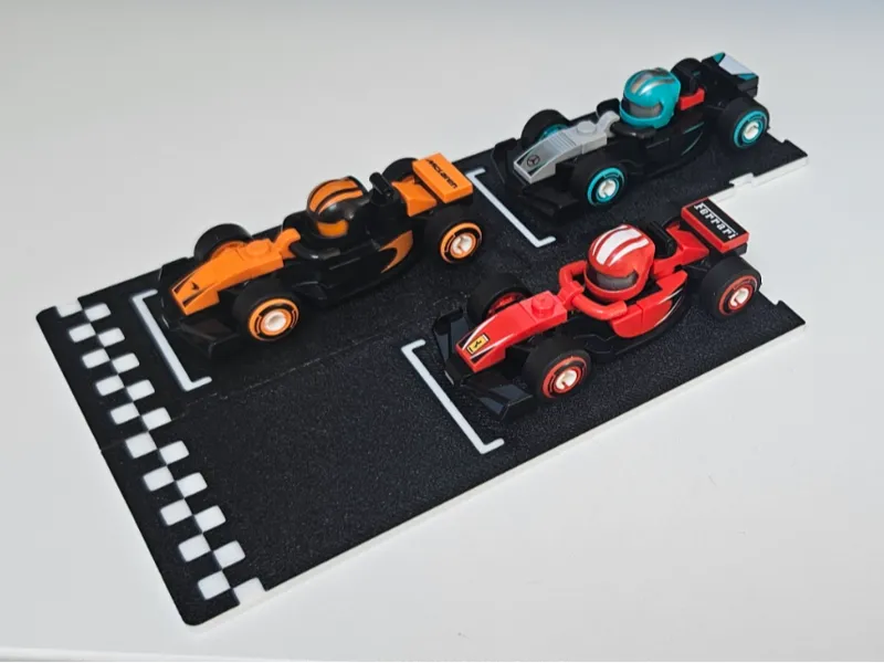 Display for Mini F1 Collectible Race Cars