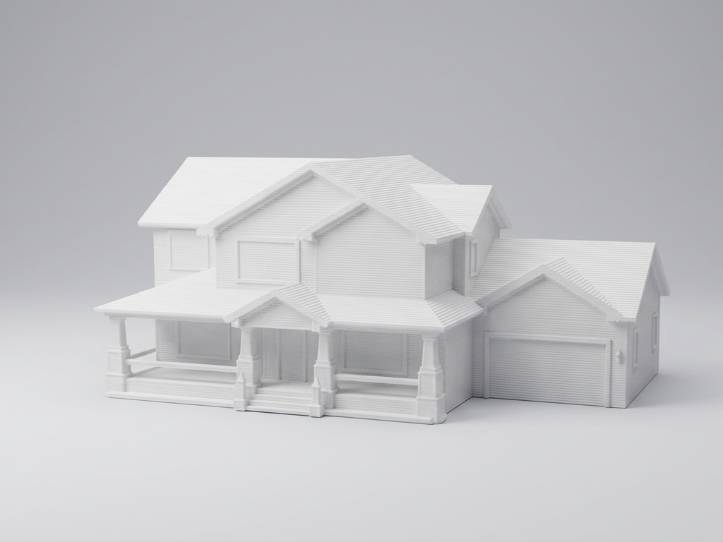 Family House – Detailed Home Architecture Model