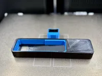 Multi-material, laying flat with PLA support