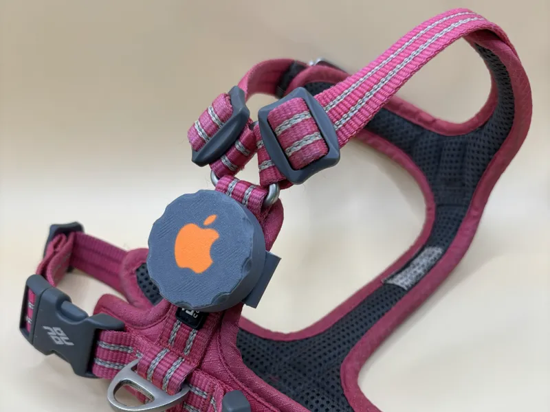 Airtag Halter für Hunde mit Licht Option