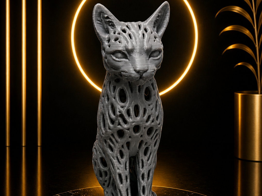 Chat sphynx ajoure design