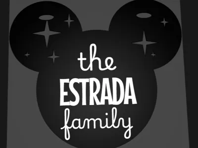 Mickey Head Stroller Sign 