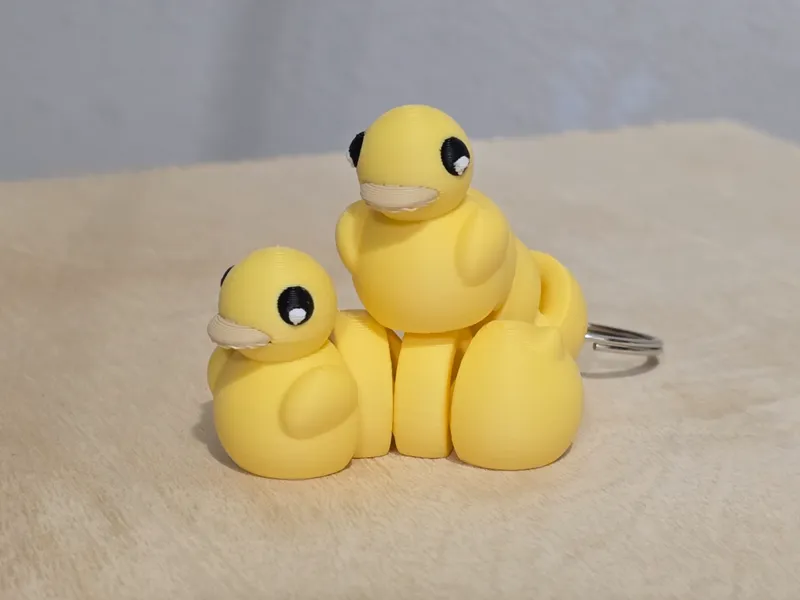 Cute Duck Flexi (plus Keychain)