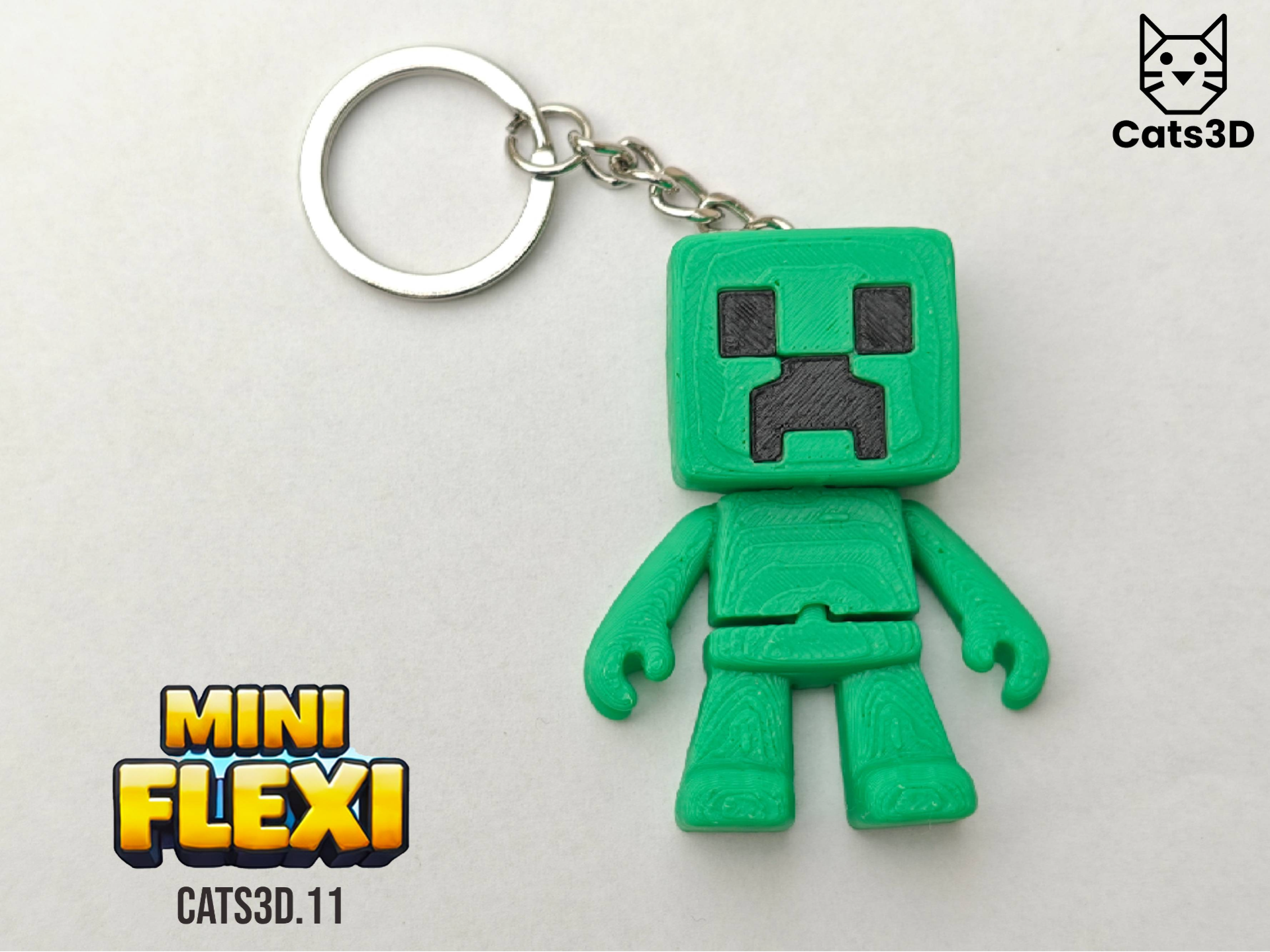 Mr Creeper Mini Flexi Keychain - no ams