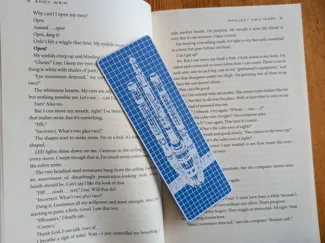 Project Hail Mary Ship Blueprint Bookmark
