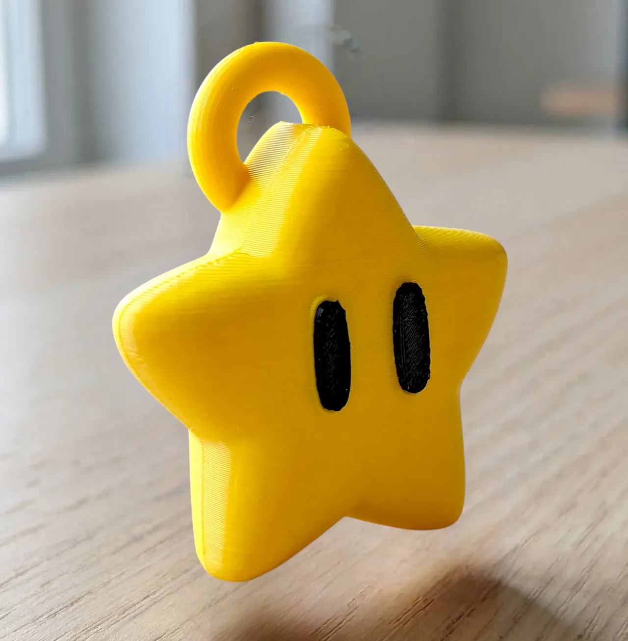 Super Mario Bros Star Keychain view 4