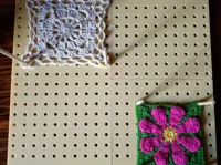 Planche de blocage pour granny squares au crochet — photo 2