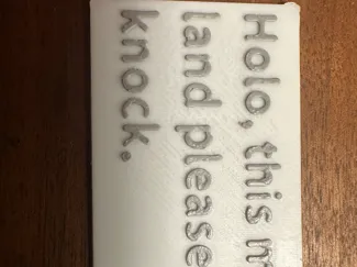 privacy sign