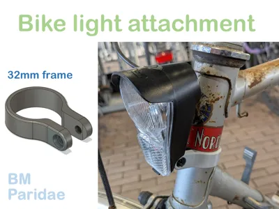 Bike light attachment bracket