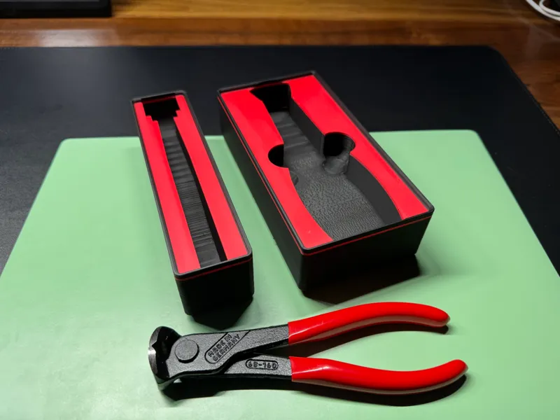 End Cutter Holder Gridfinity (two orientations)