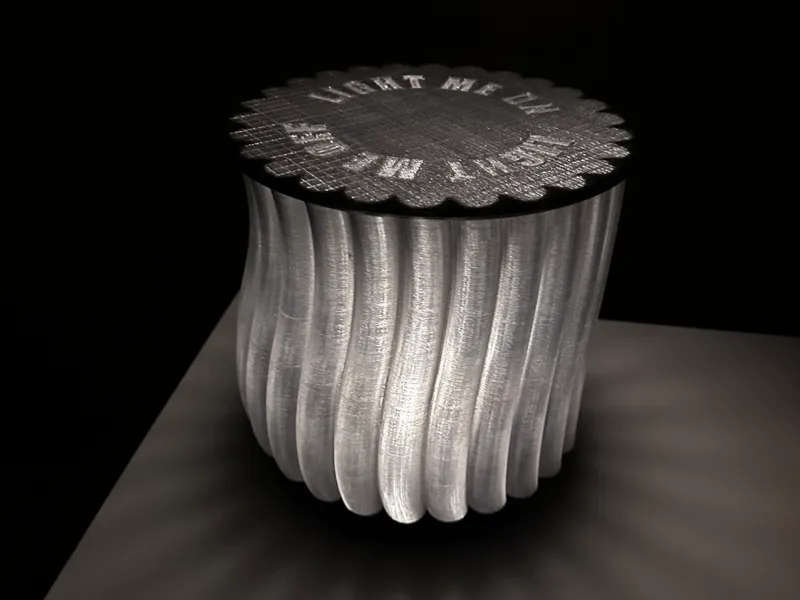 LumaRipple – Lampada RGBW in PETG Traslucido