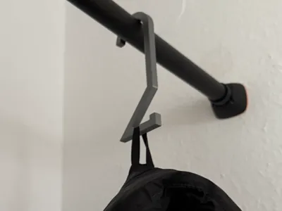 Hook for clothes rail