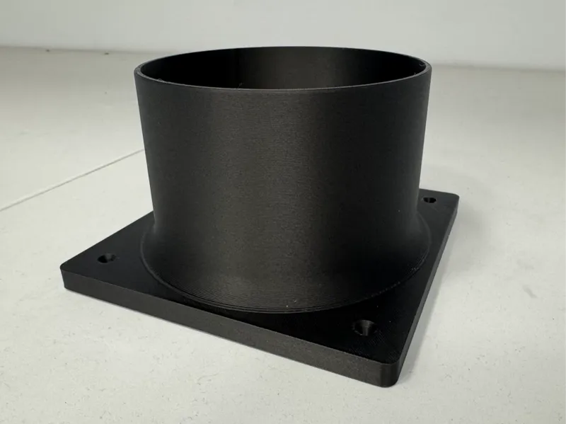 Collettore flangiato per aerazione 125x80 mm