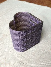 Vase cœur ondulé — photo 2