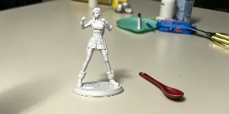 Modelo para impresión 3D: 蒂法 最终幻想 — vista de referencia 3