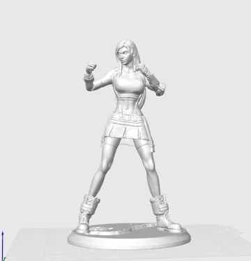 Modelo para impresión 3D: 蒂法 最终幻想 — vista de referencia 5