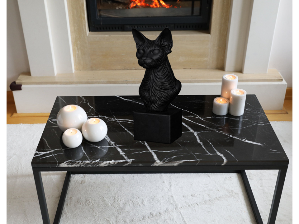 Cat bust - Cornish Rex