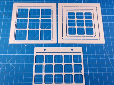 Zentangle - Doodling Stencil templates