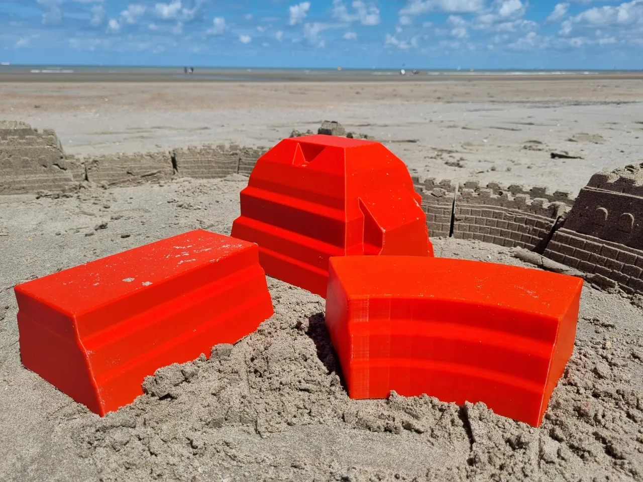 Great Wall Of China Sand Castle Mold view 3