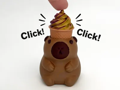 Capybara Ice Cream Clicker
