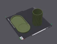 0.2mm layer, 2 walls, 15% infill, no ironing