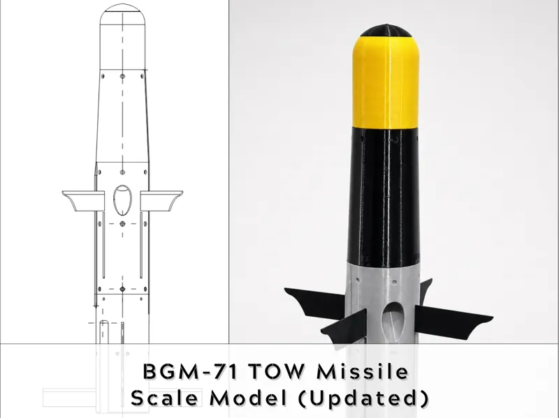 BGM-71 TOW Missile Scale Model (Updated)