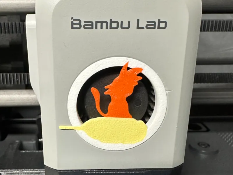 P1P/P1S Fan Cover Goku on Nimbus