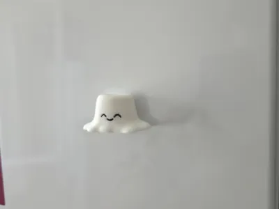 Melted Marshmallows-refrigerator ornament