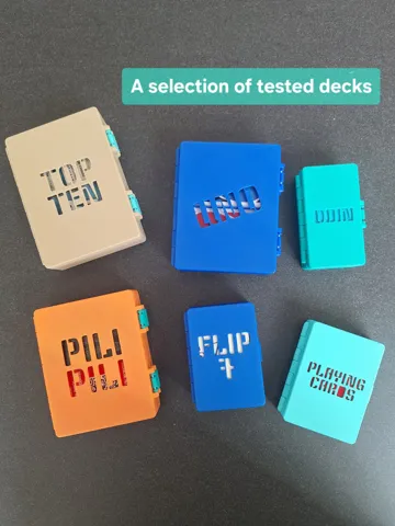 Caja o estuche: Parametric Playing Card Box - Custom Deck size — vista de referencia 3