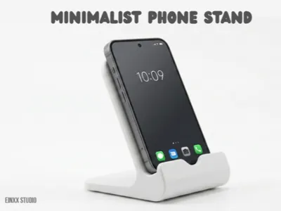 Minimalist Phone Stand – Clean, Stable 