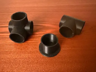 3/4" PVC Fittings- For Custom Filament Spool Stand