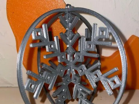 3D Snowflake Christmas Tree Decoration