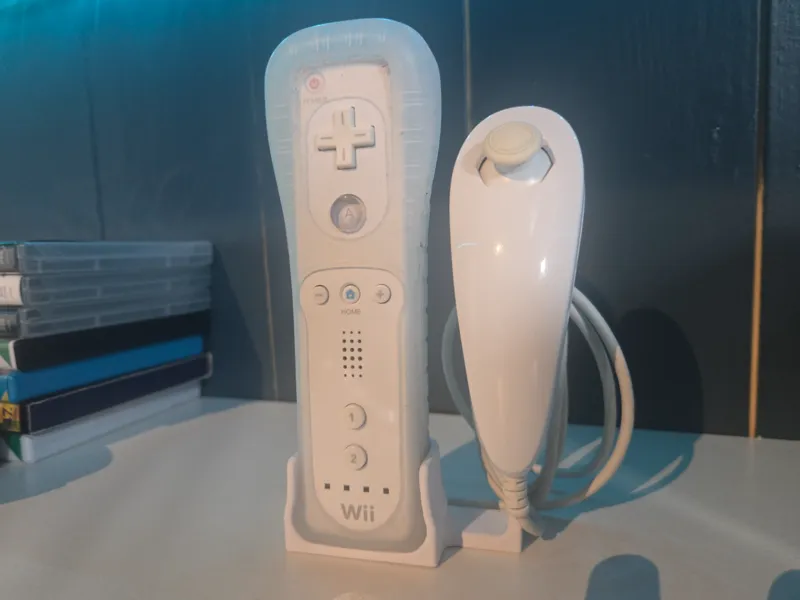 (29g) Nintendo Wii Remote + Nunchuk Stand / Mount