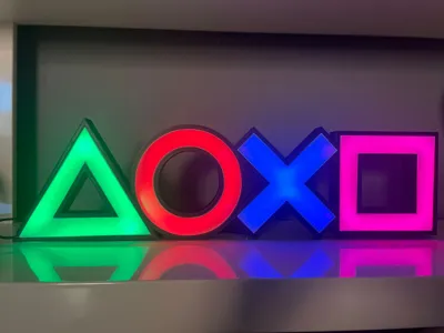 Playstation LED Lamp with ESP8266 