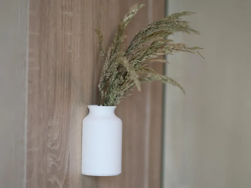 wand kleine runde Vase
