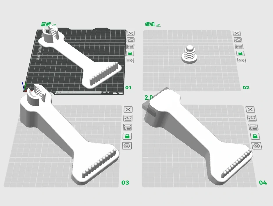 Miniatura 5 do modelo 3D 手链编织支架