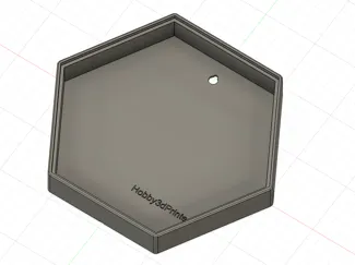 Lithophane Hexagon Gehäuse